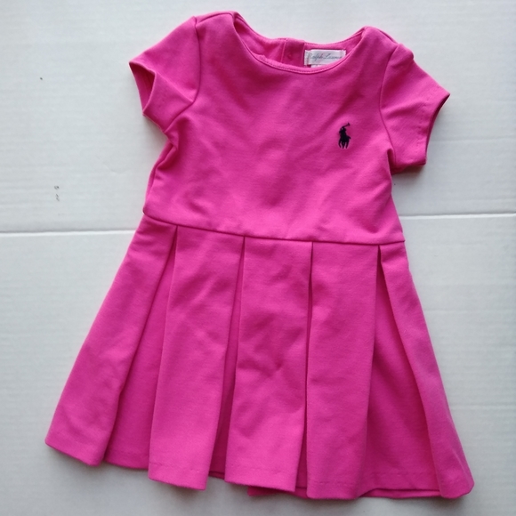 Ralph Lauren Blue Label Other - Ralph Lauren EUC Bright Pink Pleated Dress